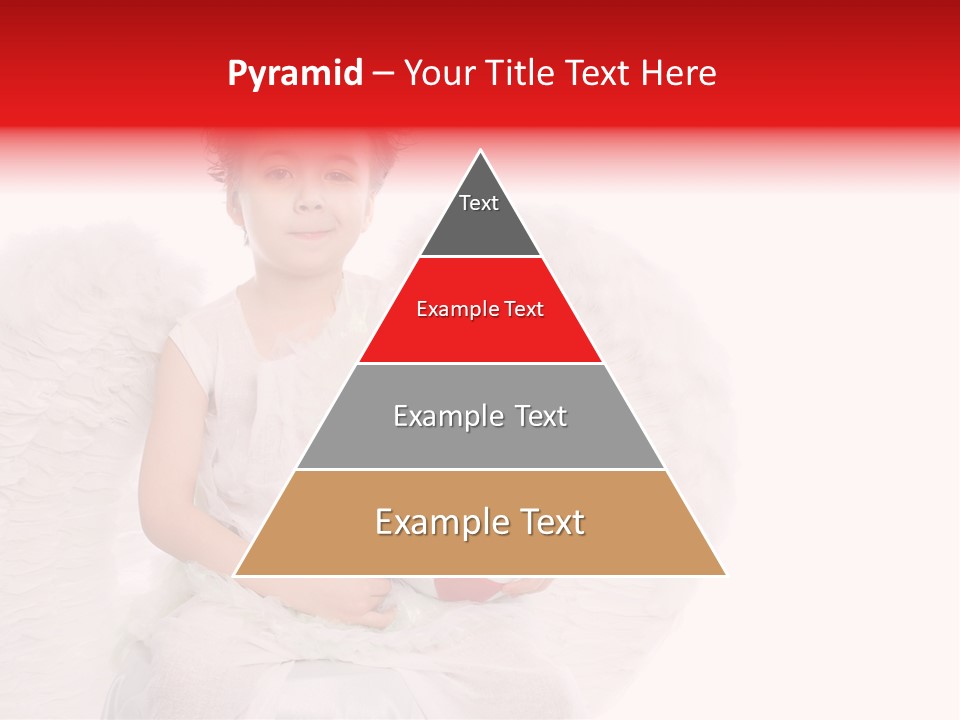 Child Wings Boy PowerPoint Template