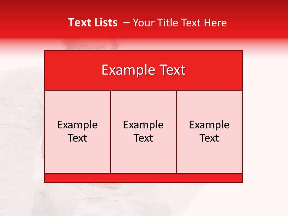 Child Wings Boy PowerPoint Template