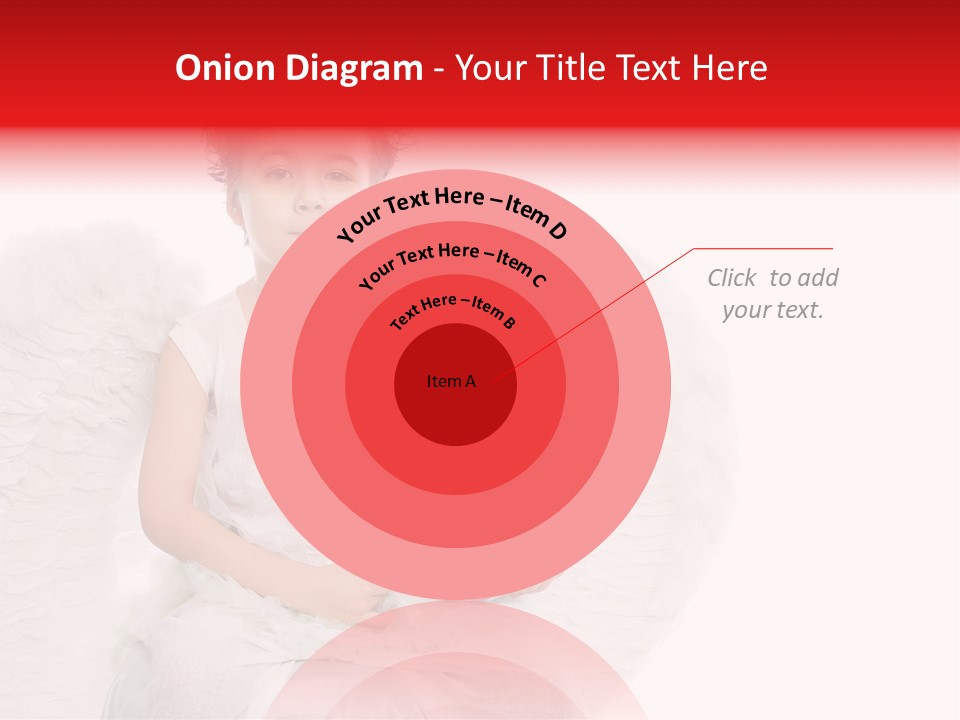 Child Wings Boy PowerPoint Template