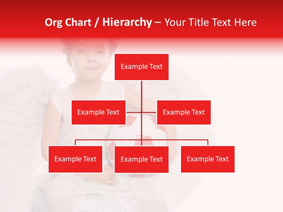 Child Wings Boy PowerPoint Template