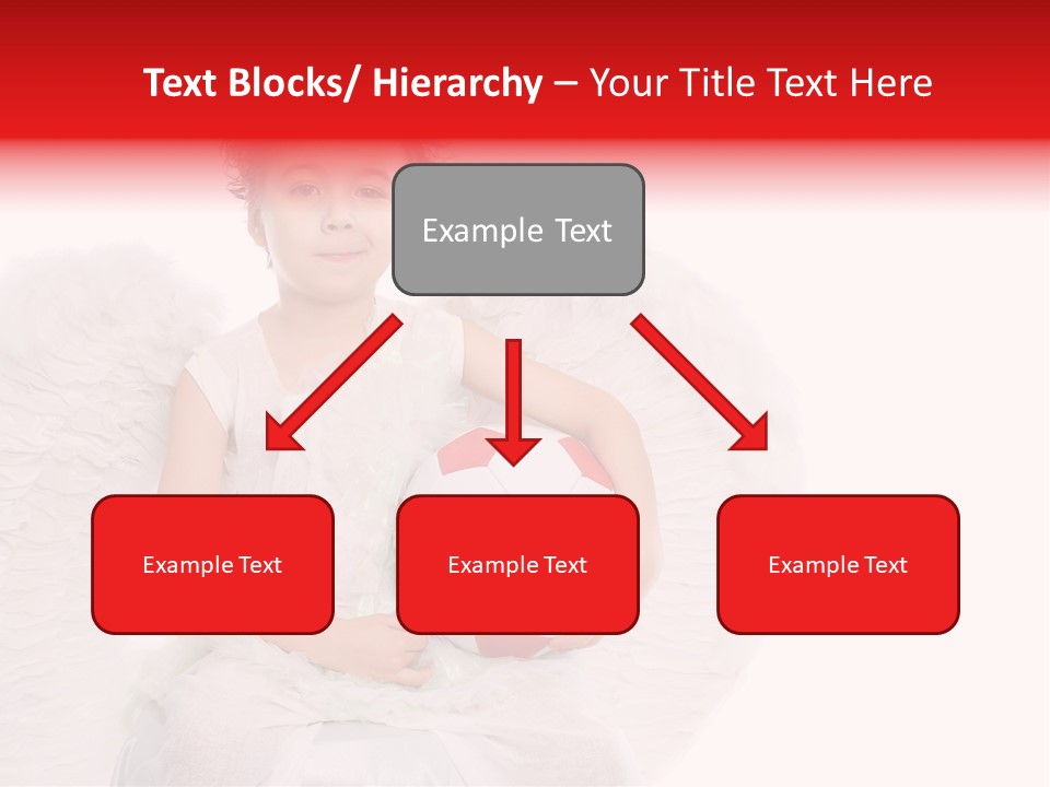 Child Wings Boy PowerPoint Template