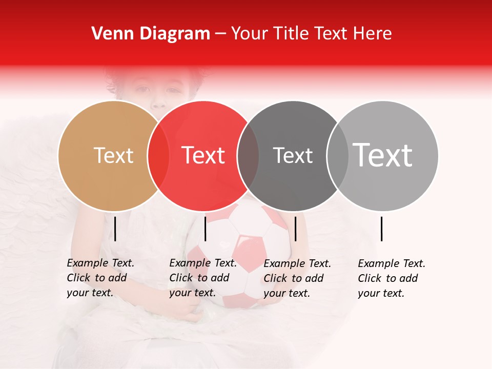 Child Wings Boy PowerPoint Template