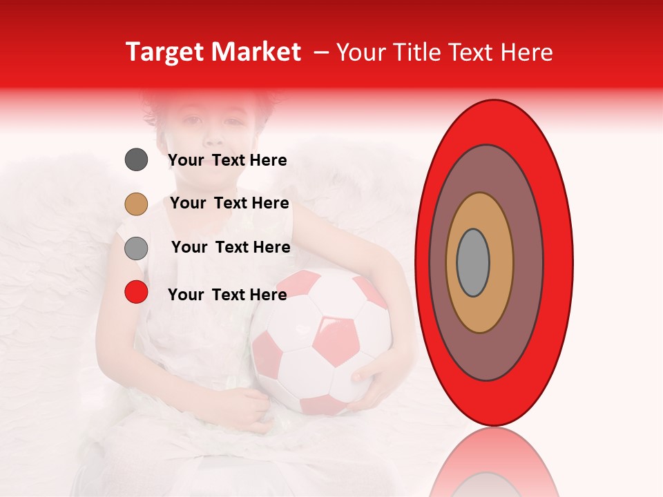 Child Wings Boy PowerPoint Template