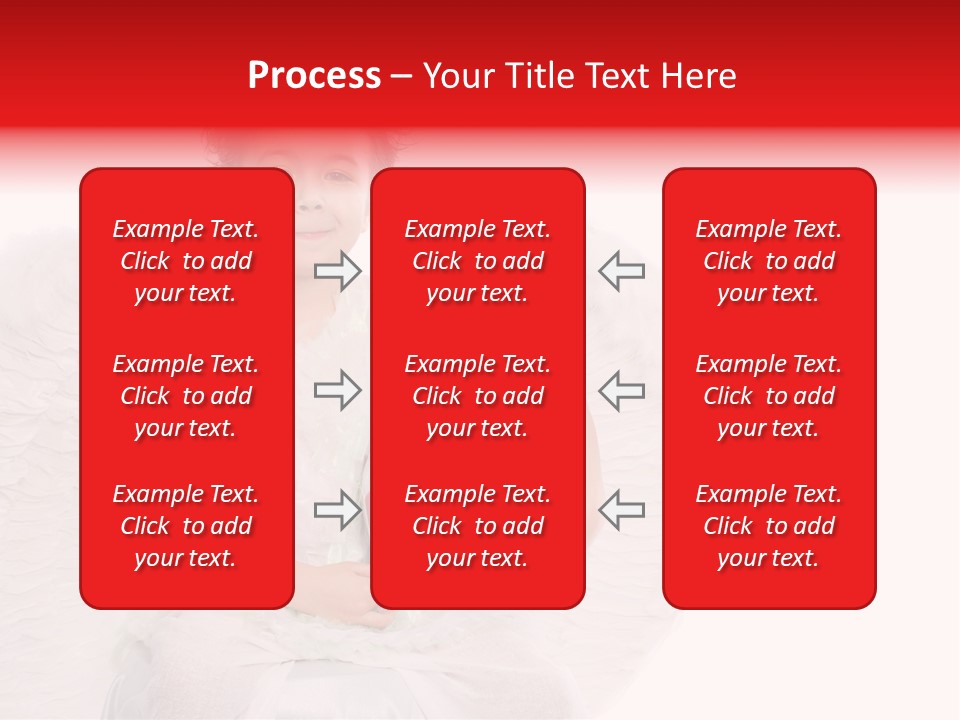 Child Wings Boy PowerPoint Template