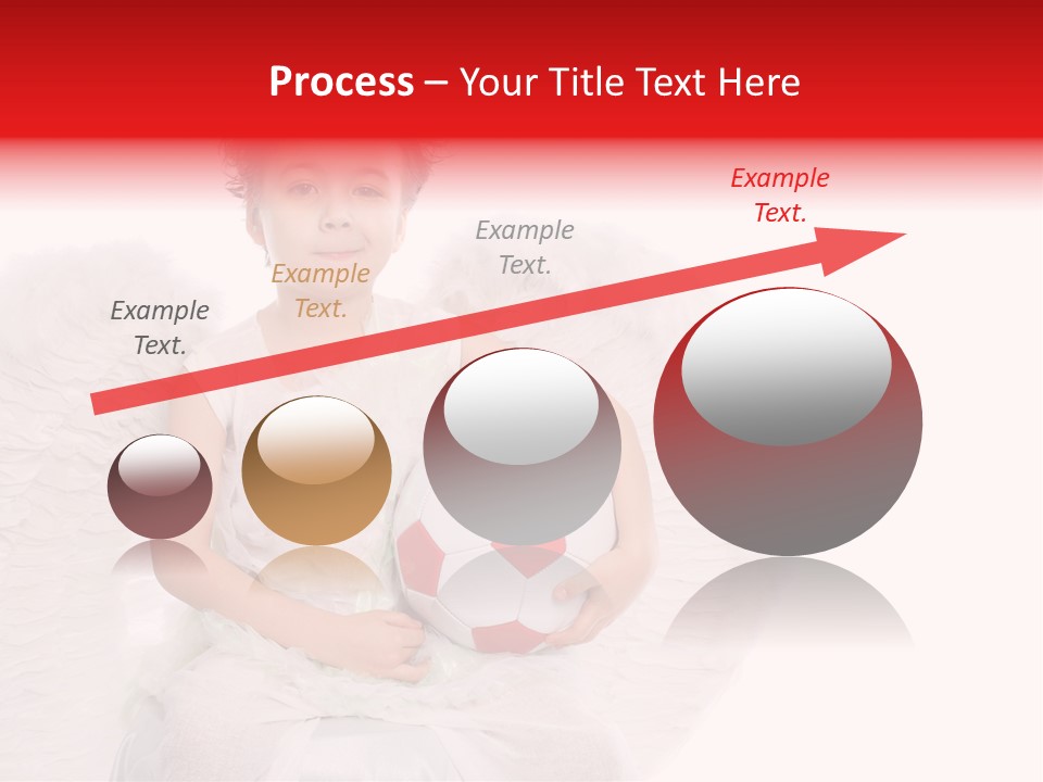 Child Wings Boy PowerPoint Template