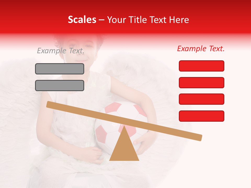 Child Wings Boy PowerPoint Template