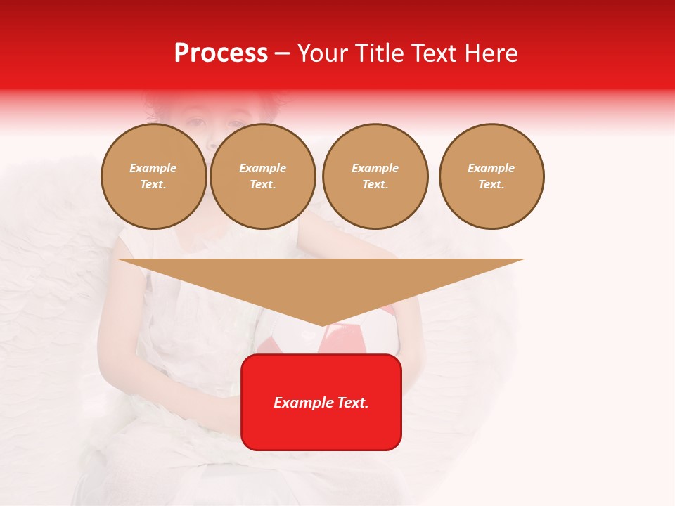 Child Wings Boy PowerPoint Template