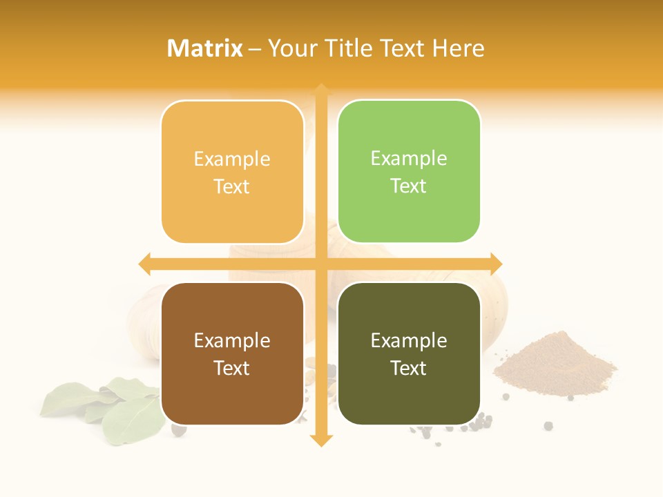 Flavor Seasoning Cardamome PowerPoint Template