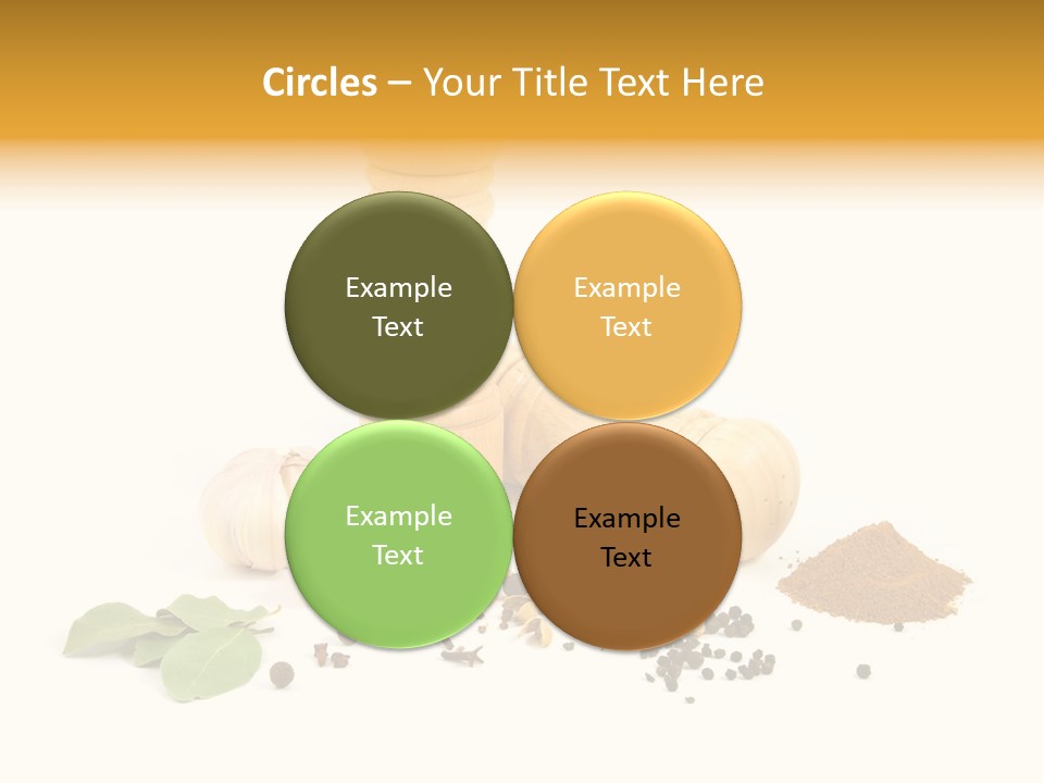 Flavor Seasoning Cardamome PowerPoint Template
