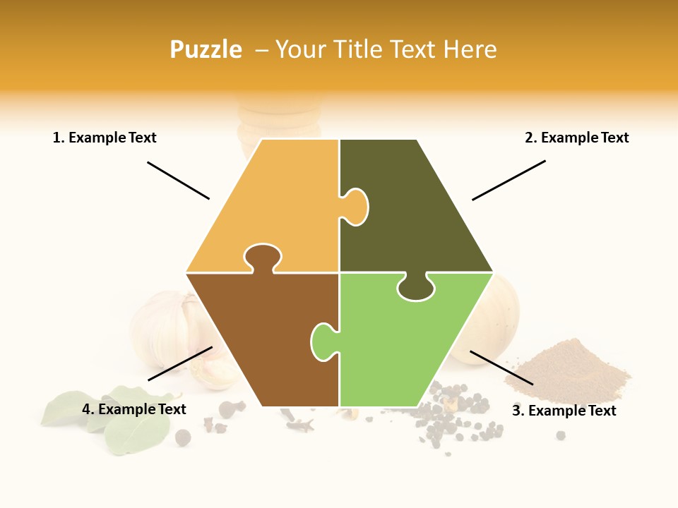 Flavor Seasoning Cardamome PowerPoint Template