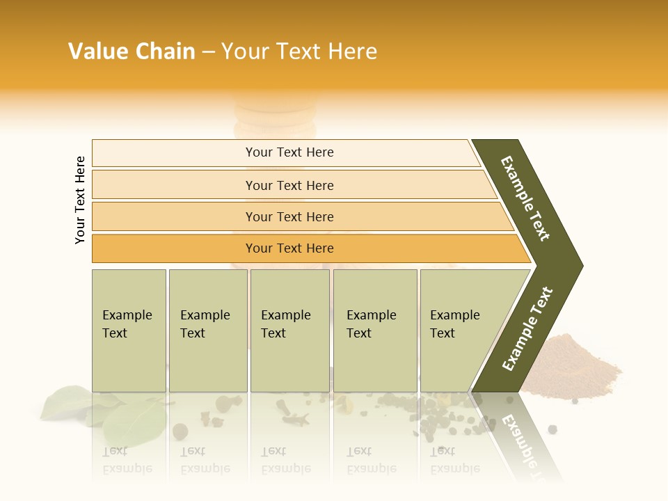 Flavor Seasoning Cardamome PowerPoint Template