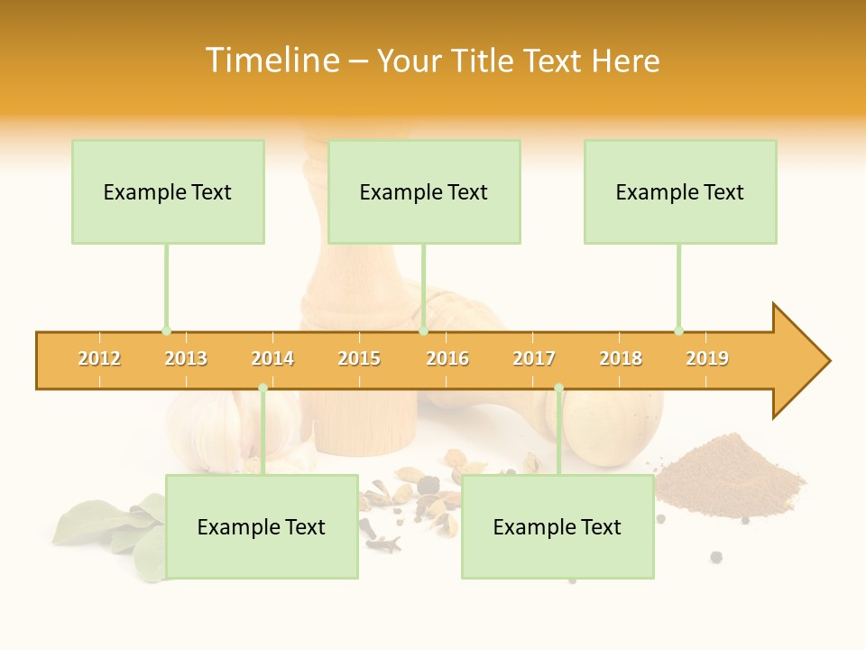 Flavor Seasoning Cardamome PowerPoint Template