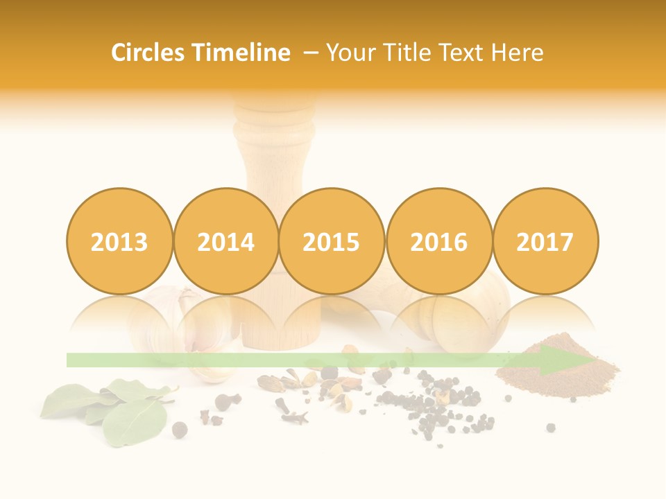 Flavor Seasoning Cardamome PowerPoint Template