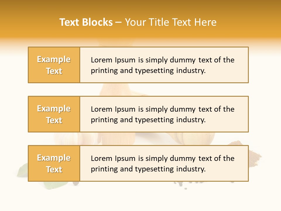 Flavor Seasoning Cardamome PowerPoint Template