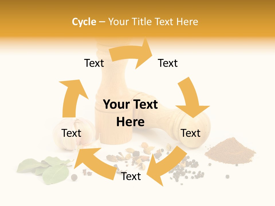 Flavor Seasoning Cardamome PowerPoint Template