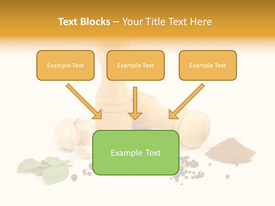 Flavor Seasoning Cardamome PowerPoint Template