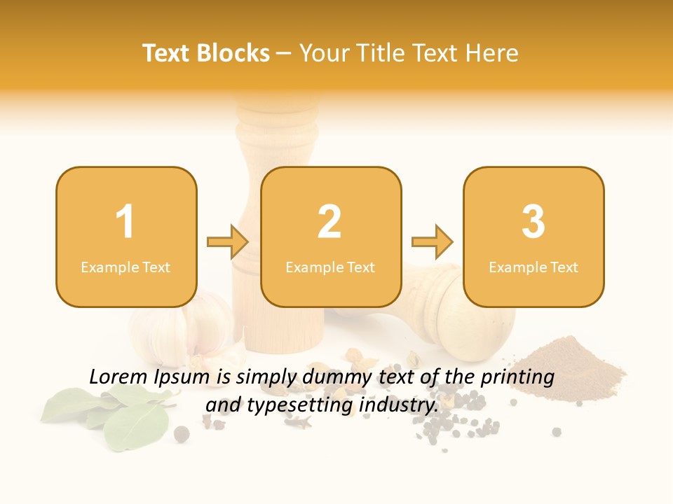 Flavor Seasoning Cardamome PowerPoint Template