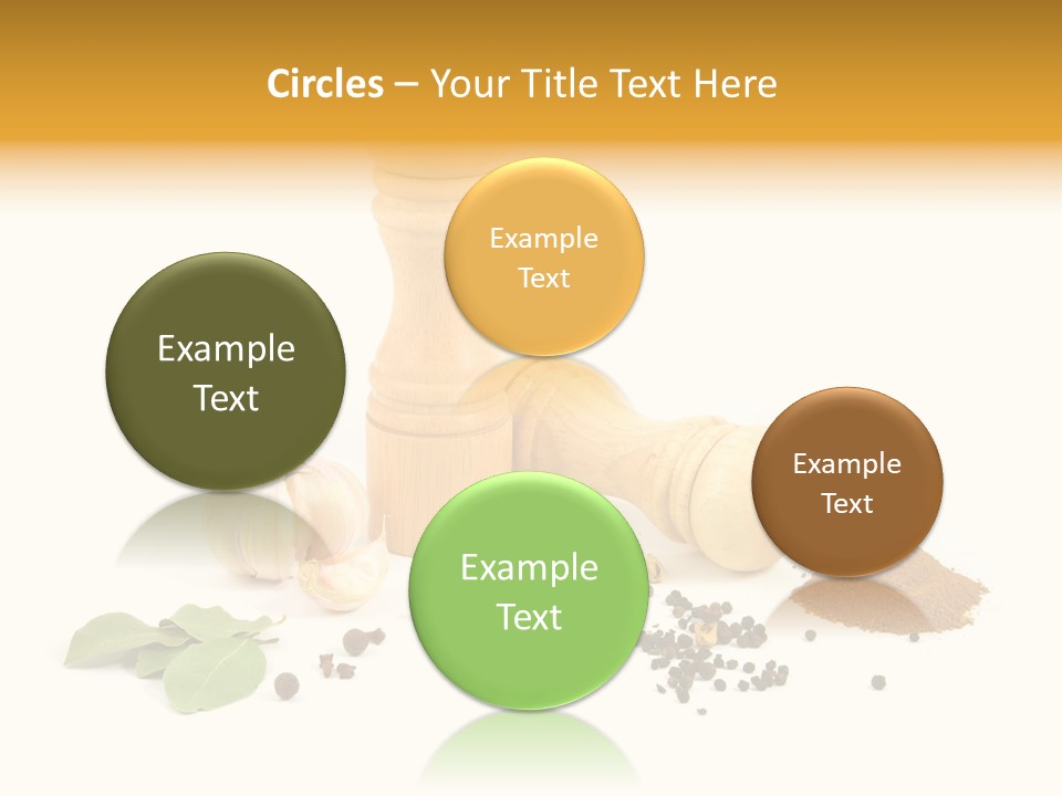 Flavor Seasoning Cardamome PowerPoint Template