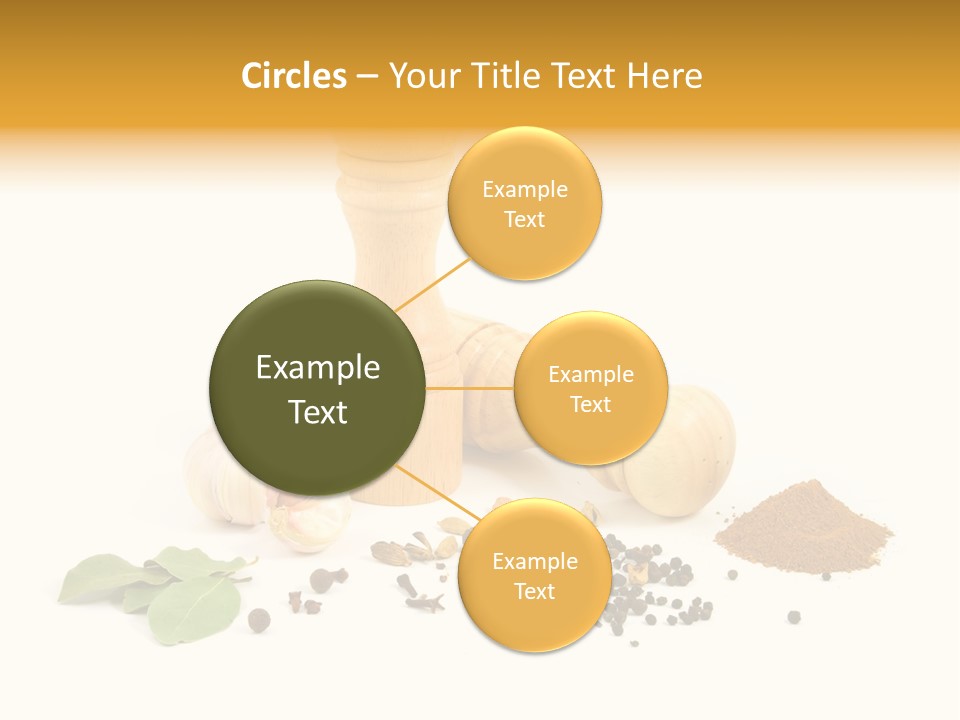 Flavor Seasoning Cardamome PowerPoint Template