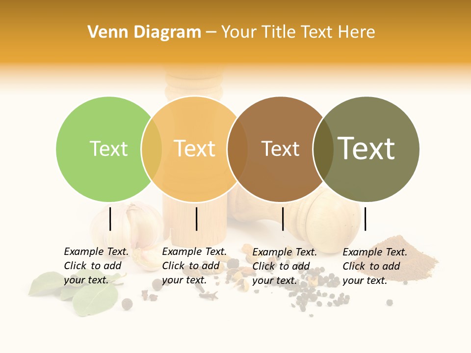 Flavor Seasoning Cardamome PowerPoint Template