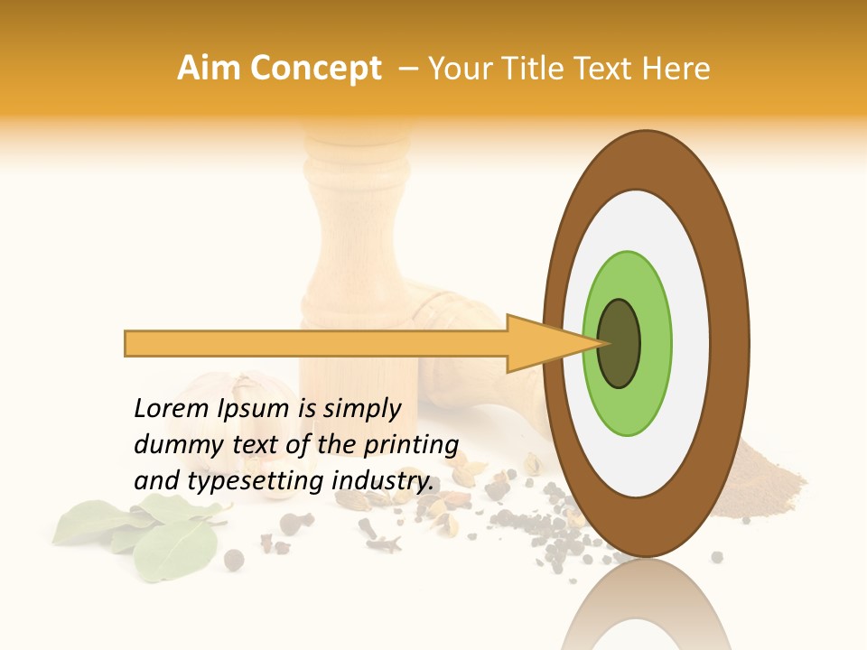 Flavor Seasoning Cardamome PowerPoint Template