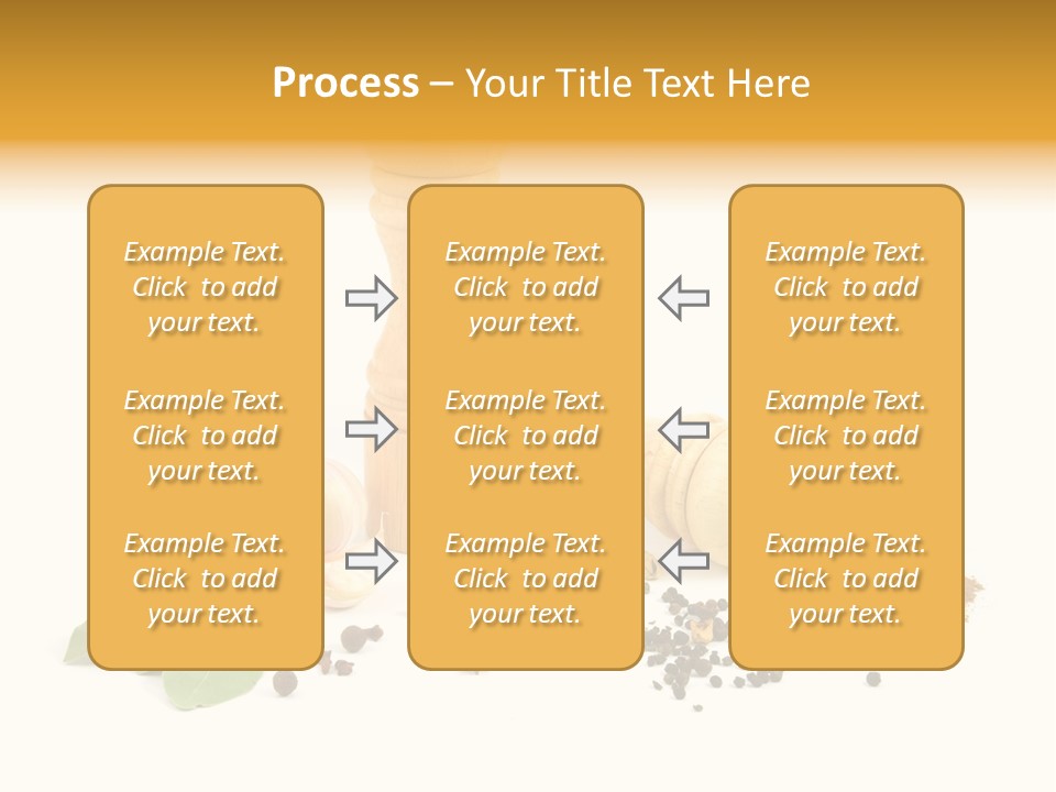 Flavor Seasoning Cardamome PowerPoint Template