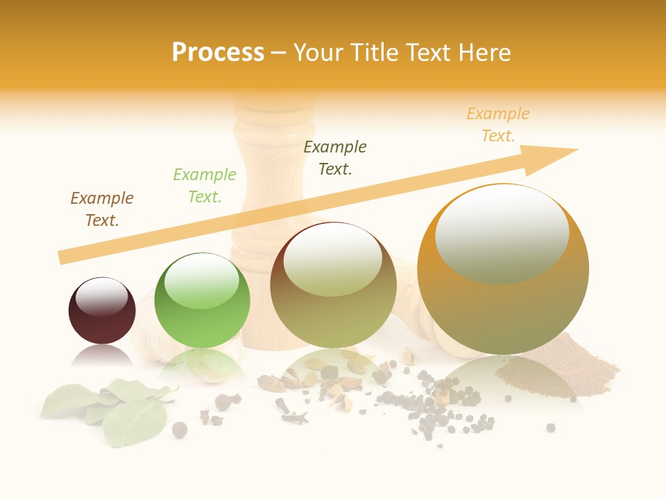 Flavor Seasoning Cardamome PowerPoint Template