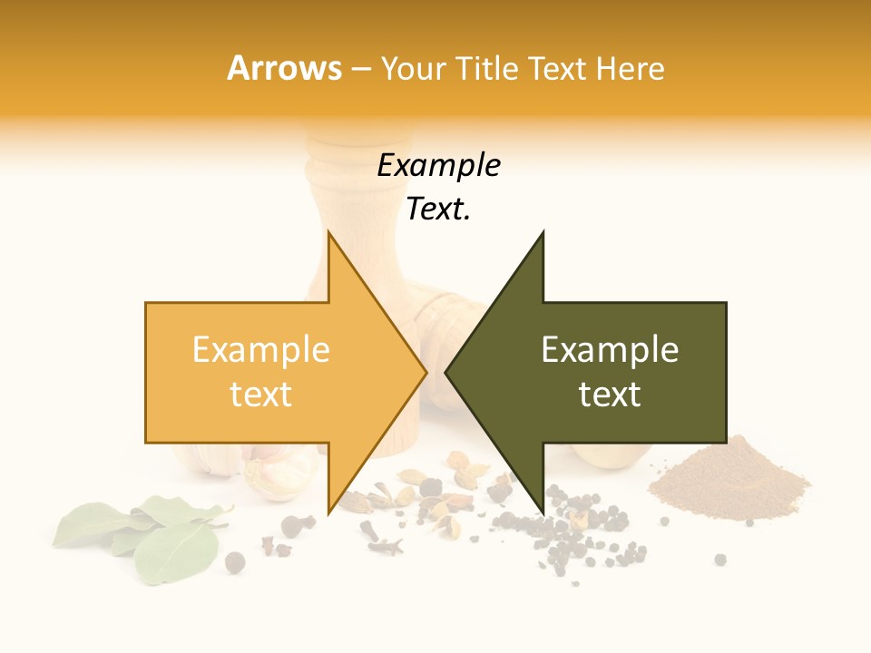 Flavor Seasoning Cardamome PowerPoint Template