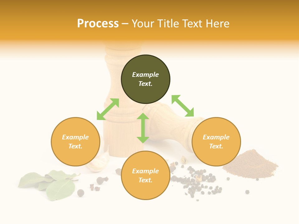 Flavor Seasoning Cardamome PowerPoint Template