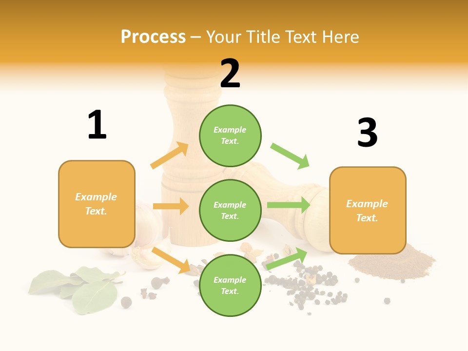 Flavor Seasoning Cardamome PowerPoint Template