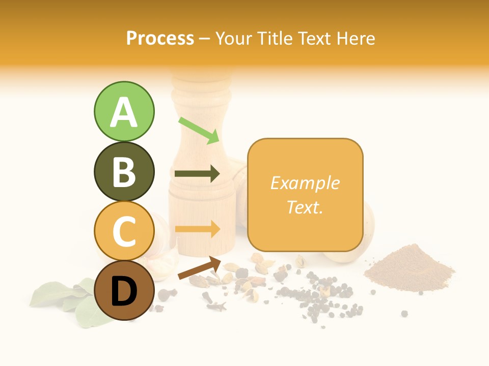 Flavor Seasoning Cardamome PowerPoint Template
