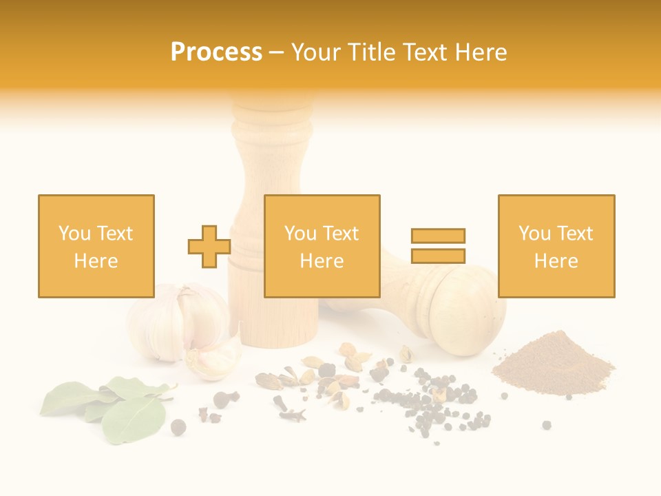 Flavor Seasoning Cardamome PowerPoint Template