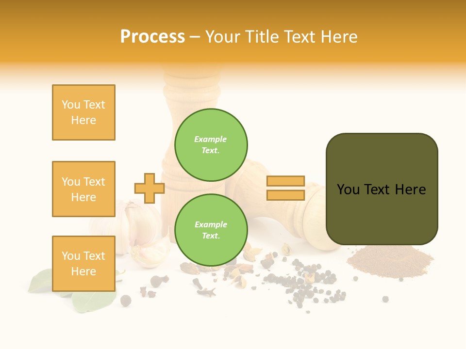 Flavor Seasoning Cardamome PowerPoint Template