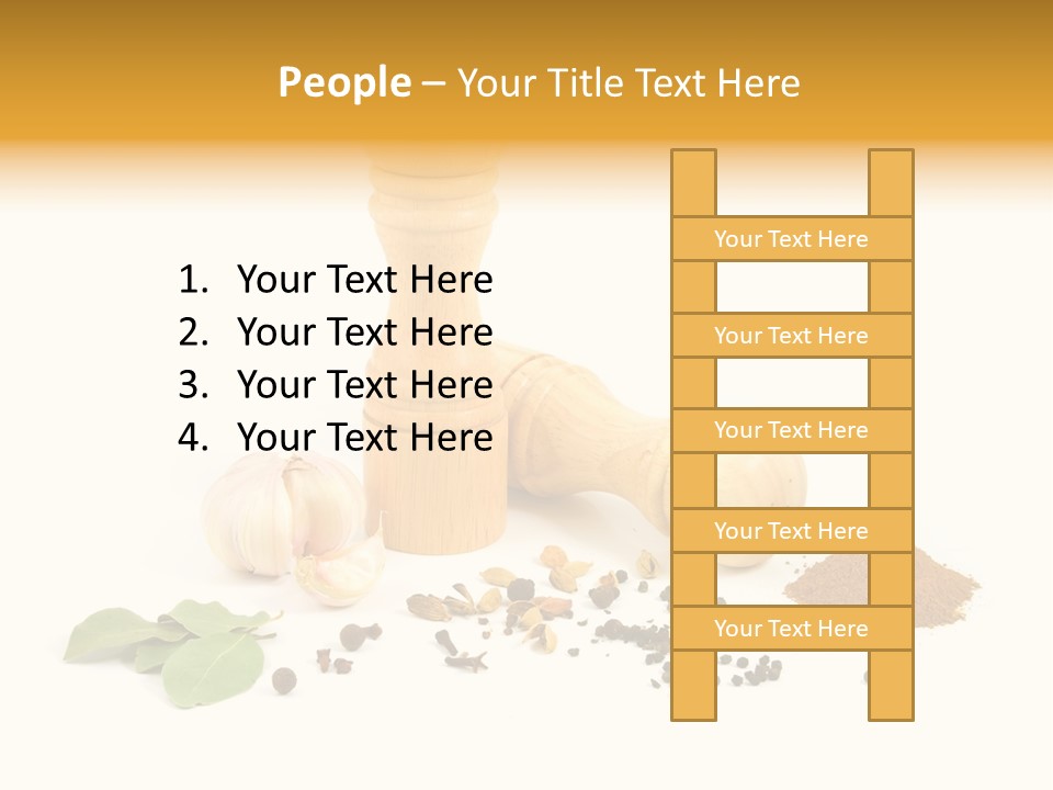 Flavor Seasoning Cardamome PowerPoint Template