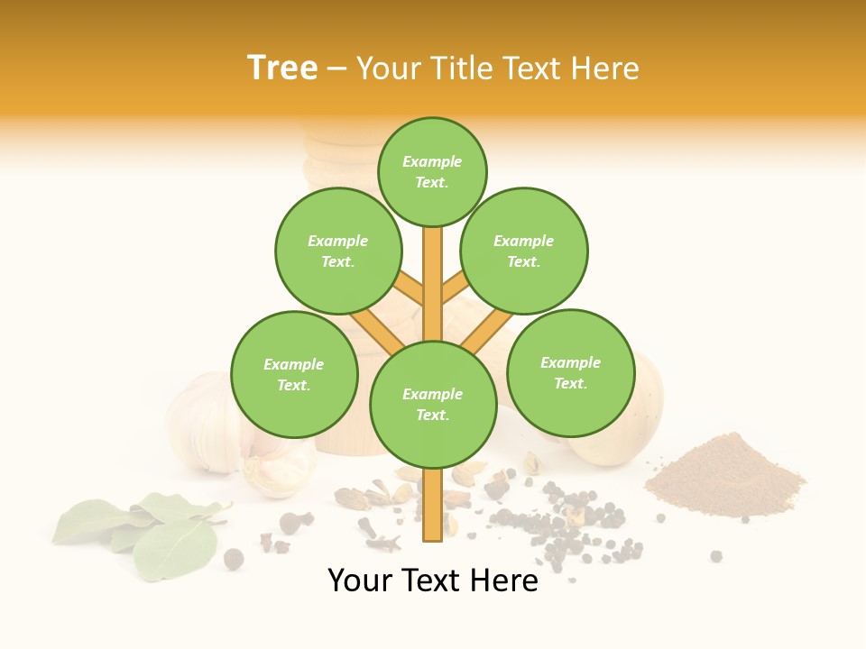 Flavor Seasoning Cardamome PowerPoint Template