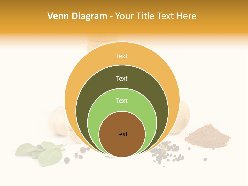 Flavor Seasoning Cardamome PowerPoint Template