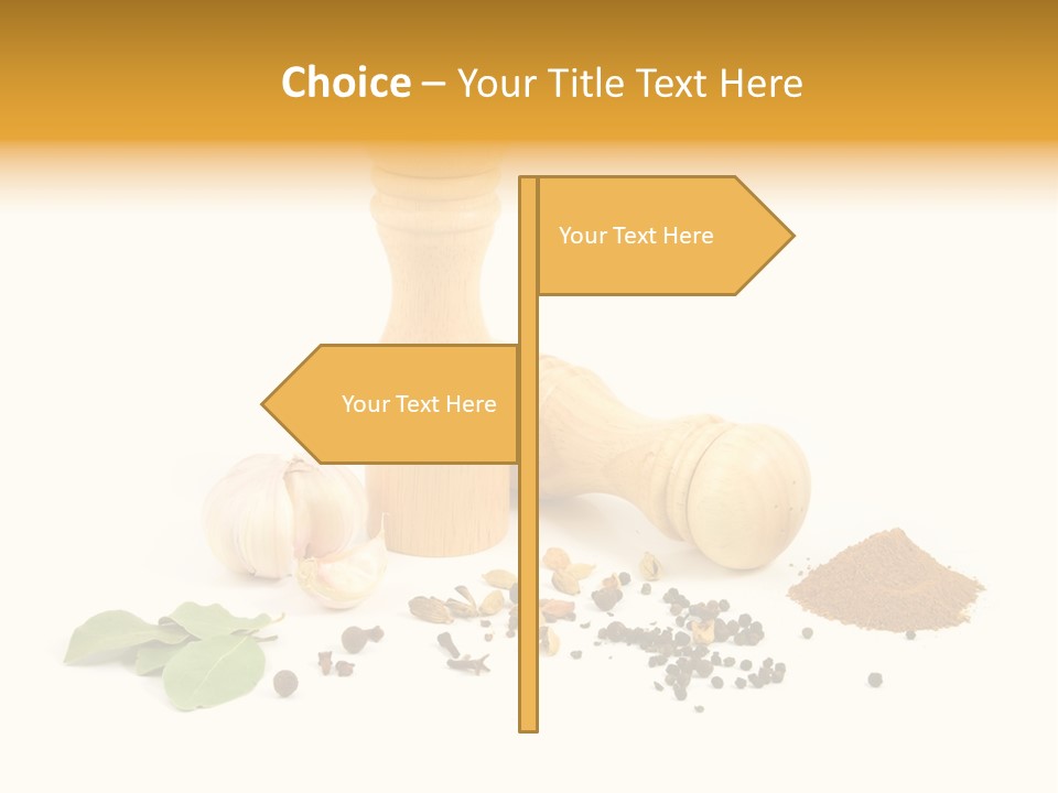 Flavor Seasoning Cardamome PowerPoint Template