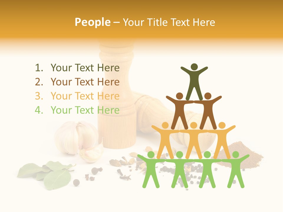 Flavor Seasoning Cardamome PowerPoint Template