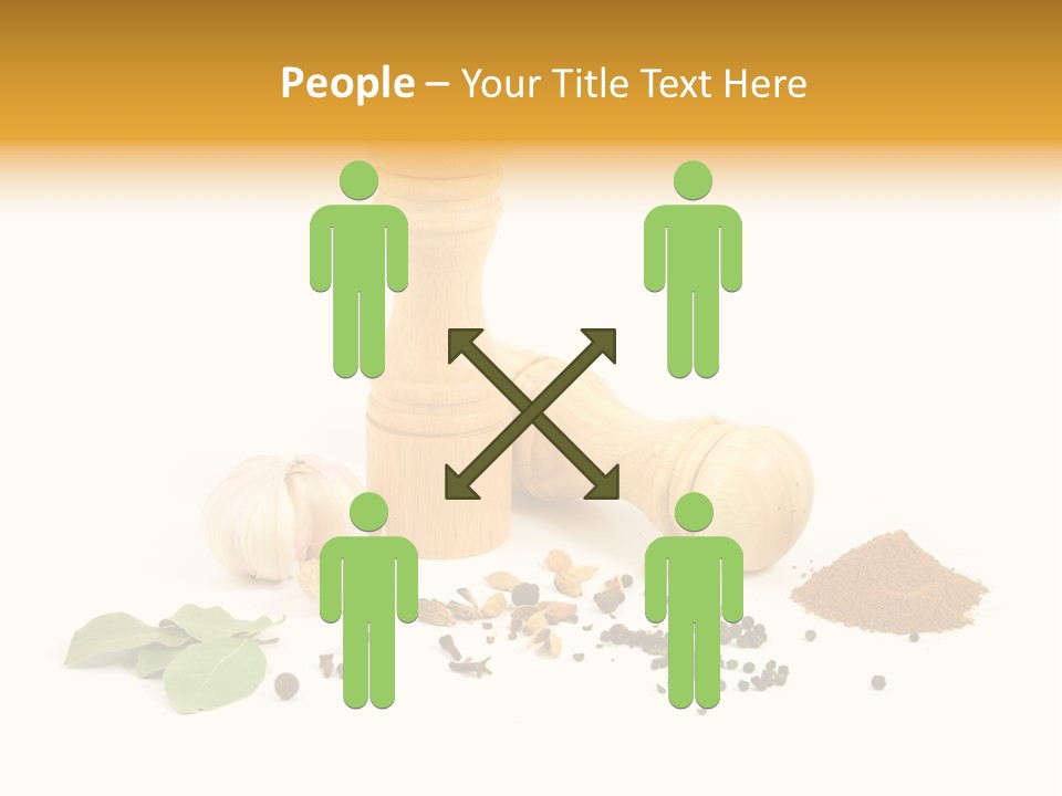 Flavor Seasoning Cardamome PowerPoint Template