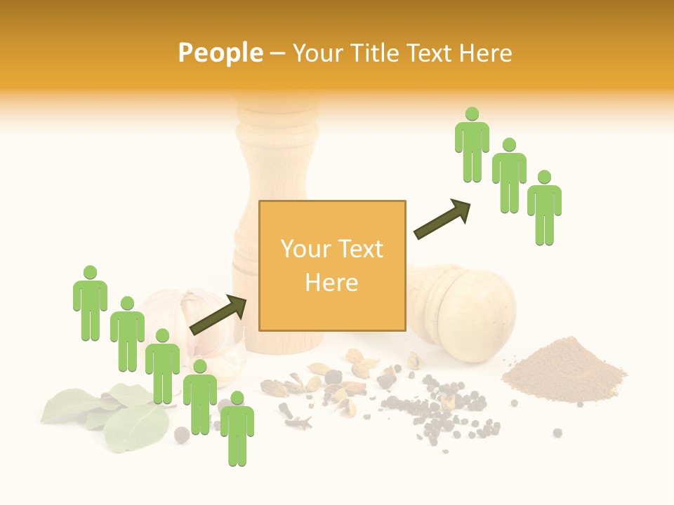 Flavor Seasoning Cardamome PowerPoint Template