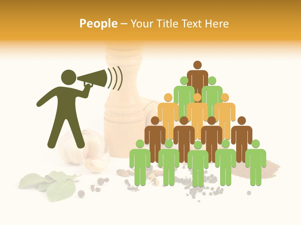 Flavor Seasoning Cardamome PowerPoint Template