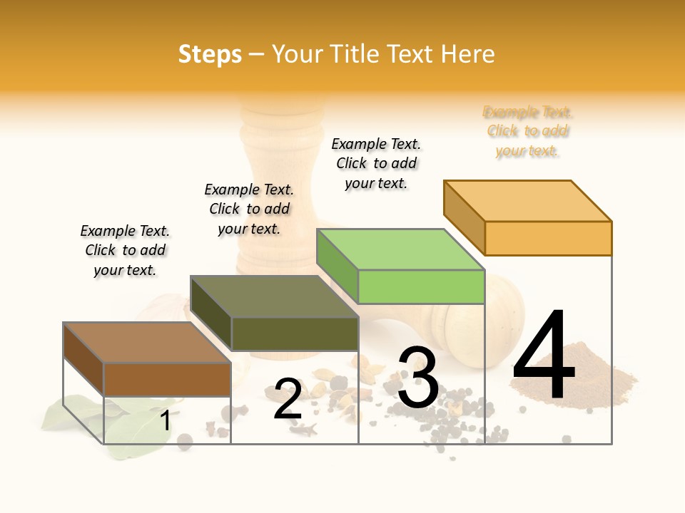 Flavor Seasoning Cardamome PowerPoint Template