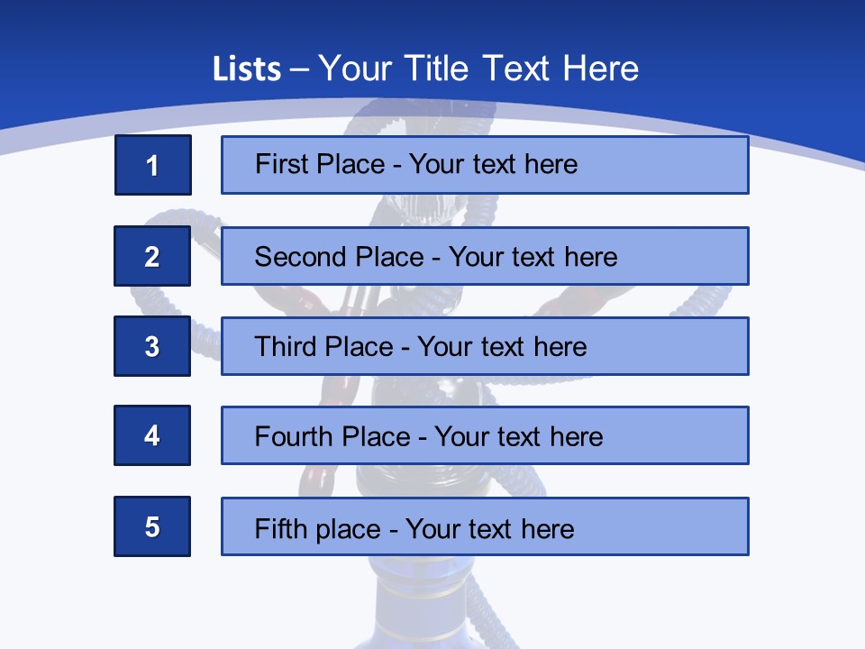 Middle Exhale Intoxicated PowerPoint Template