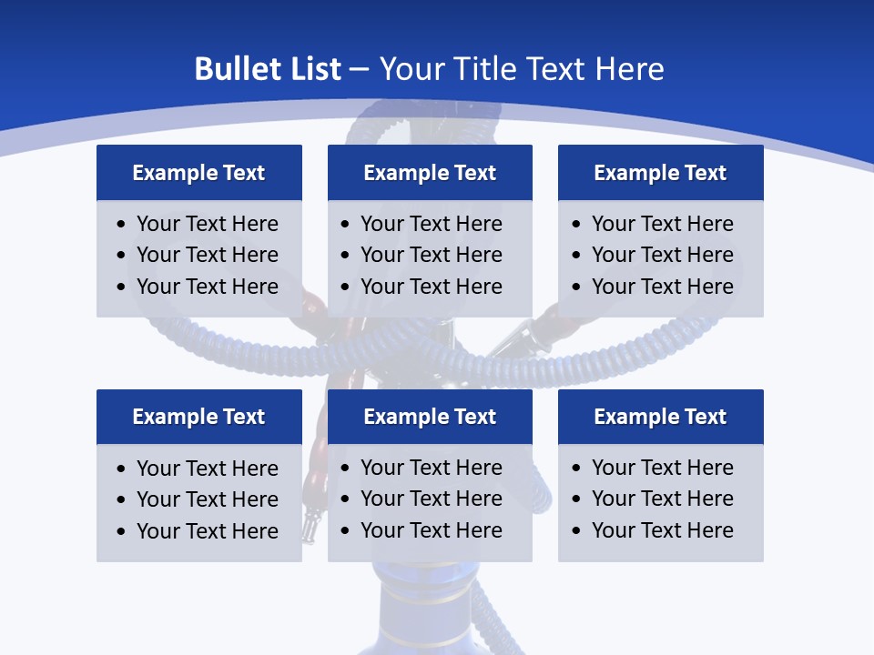 Middle Exhale Intoxicated PowerPoint Template