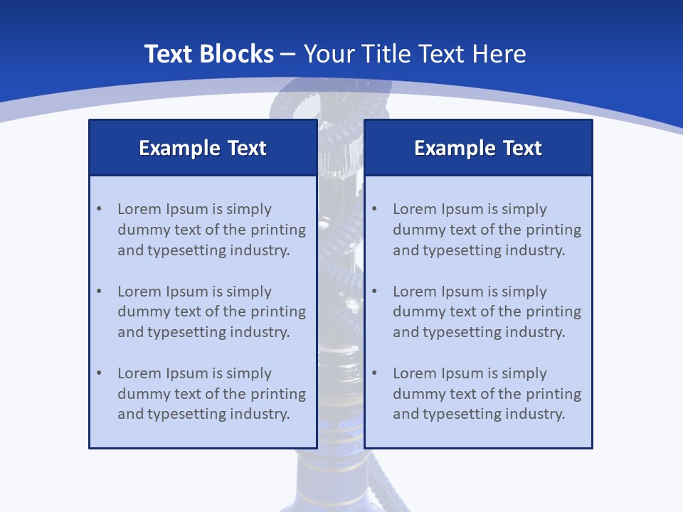 Middle Exhale Intoxicated PowerPoint Template