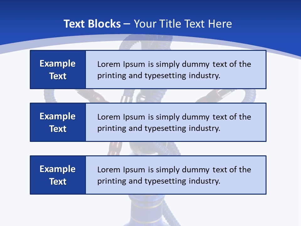Middle Exhale Intoxicated PowerPoint Template