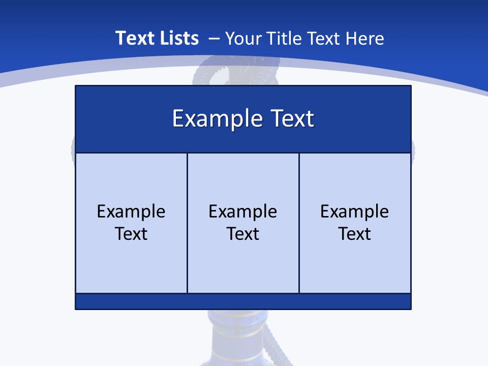 Middle Exhale Intoxicated PowerPoint Template