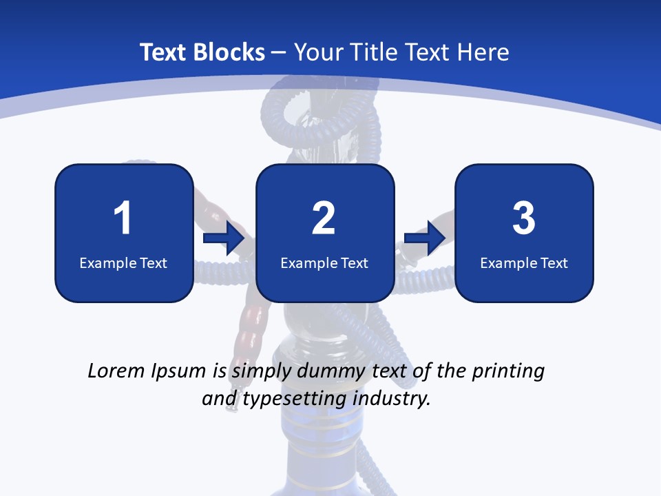 Middle Exhale Intoxicated PowerPoint Template