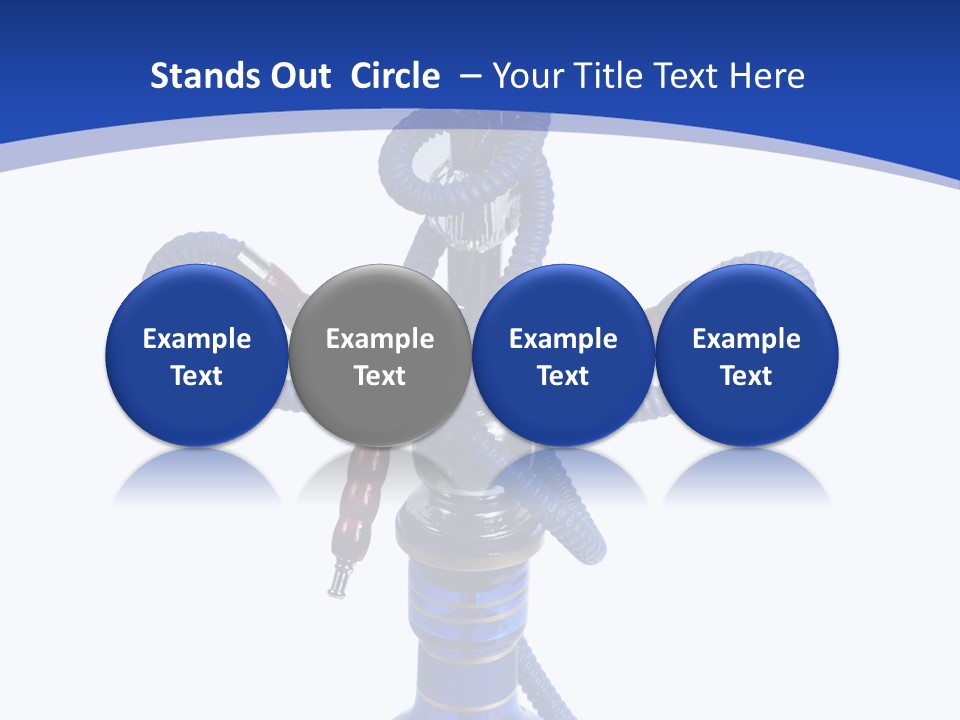 Middle Exhale Intoxicated PowerPoint Template