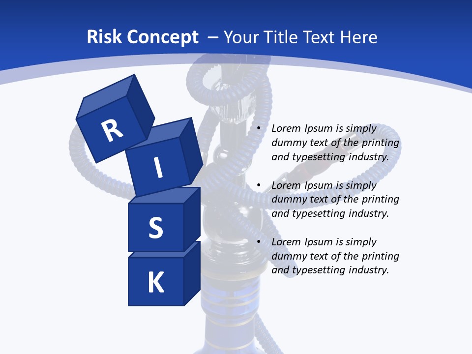 Middle Exhale Intoxicated PowerPoint Template